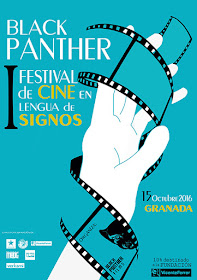 Cartel del festival de cine Black Panther Festival