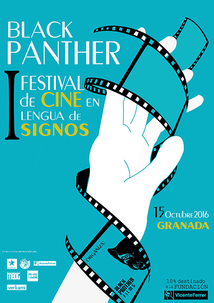 Cartel del festival de cine Black Panther Festival