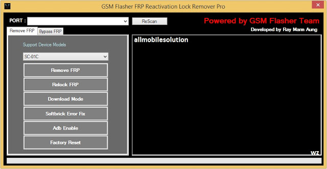 Gsm Flasher Pro FRP unlock tool