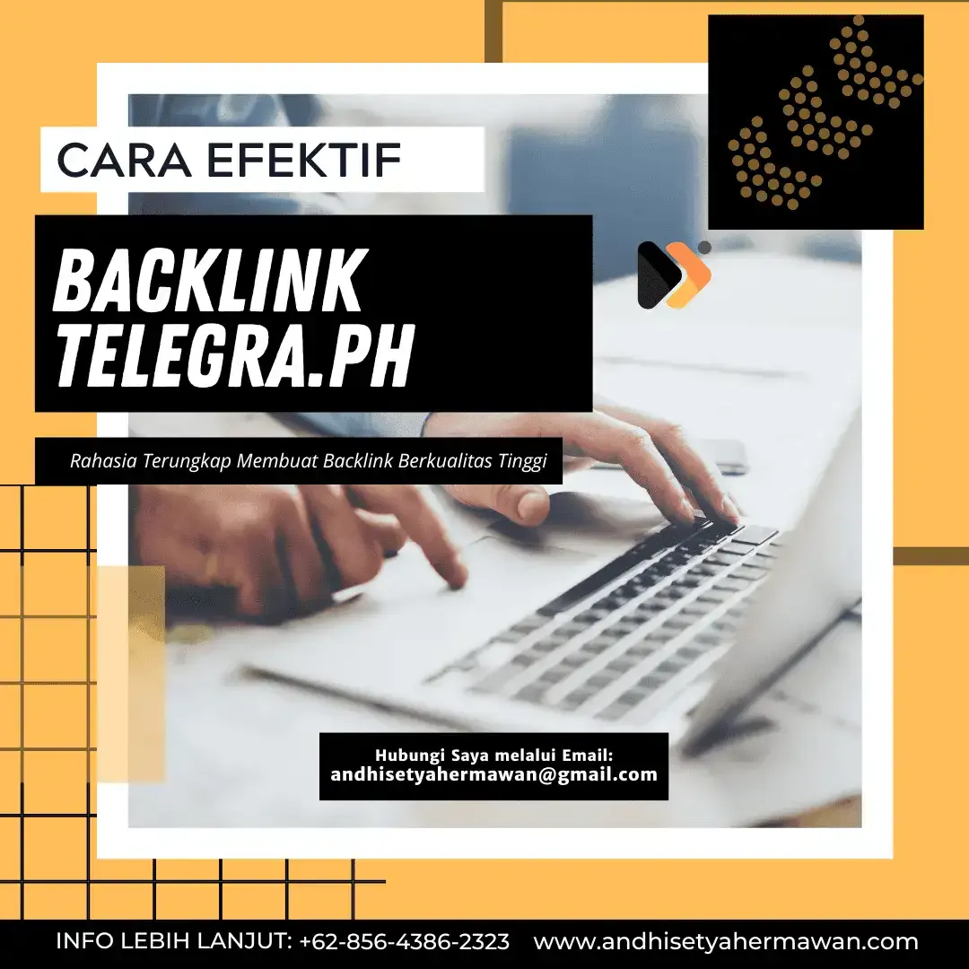 Cara Efektif Membuat Backlink di Telegra.ph
