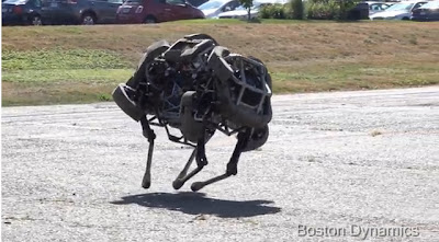 DARPA presenta 'WildCat', un robot militar que corre a toda velocidad  