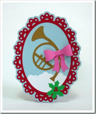 evelyn french horn oval frame n 3d bow