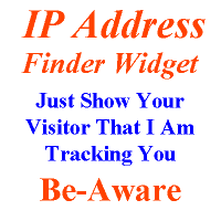 Embed IP Address Widget Of Visitor On Your Blog Or Site