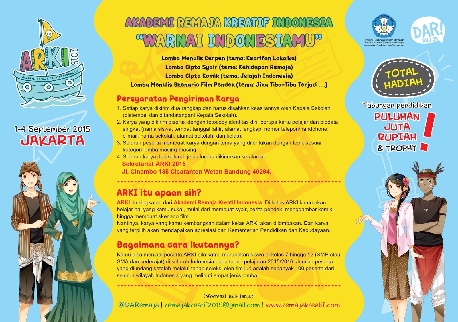 Thiamisu: Akademi Remaja Kreatif Indonesia 2015