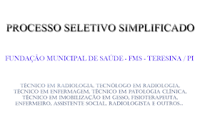 Fundação Municipal de Saúde - FMS, da cidade de Teresina PI