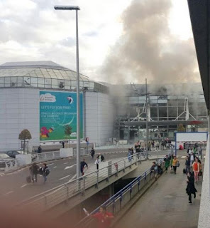 صورتفجيرات مطار بروكسل في بلجيكا