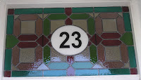 stained glass house number Greenwich SE10