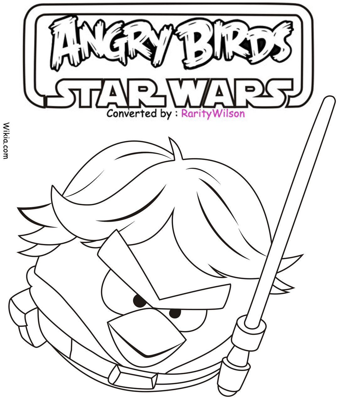 Angry Birds Star Wars Coloring Pages