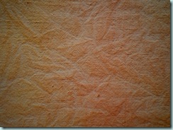Yellow Orange painted fabric