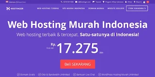 Hostinger Indonesia, Web Hosting Murah Terbaik Untuk Website Dan Blog