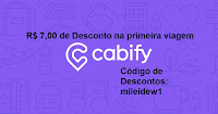 cupom de desconto cabify app aplicativo de viagem corrida transporte carona