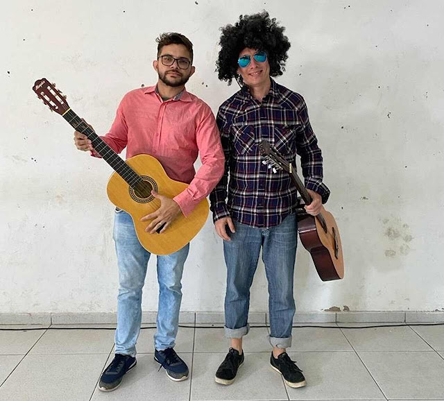 Dupla musical Dedé (Daniel) e Dandan (Derbson).