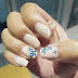 White Tile Nail Art with Image Plate hehe 079