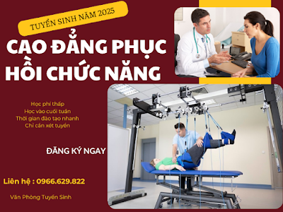 Thông báo xét tuyển cao đẳng kỹ thật phục hồi chức năng tại Huyện Long Thành