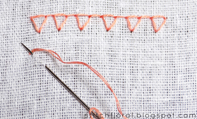 crossed buttonhole stitch