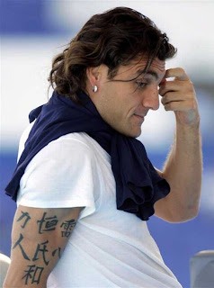 Tattoos on depict for Bobo Vieri