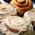 Jumbo Cinnamon Rolls with Salted Caramel Cream Cheese Frosting