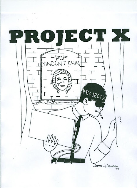 Project X T-shirt design by Jimmy J. Aquino, phase 5