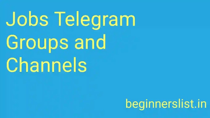 Jobs Telegram Groups and Channels