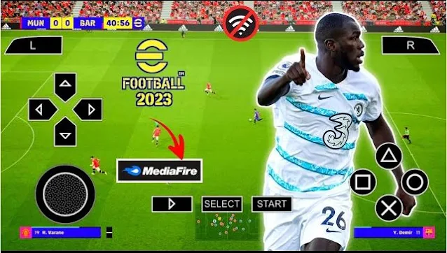 Download PES 2023 PPSSPP Bendezu V Beta Mod eFootball Update Transfer And Textures Graphics HD