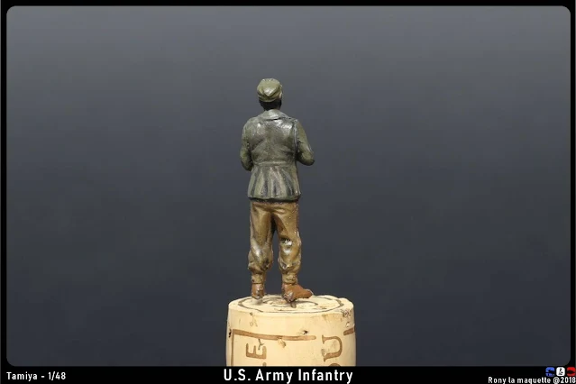 Figurines US Army de Tamiya au 1/48.