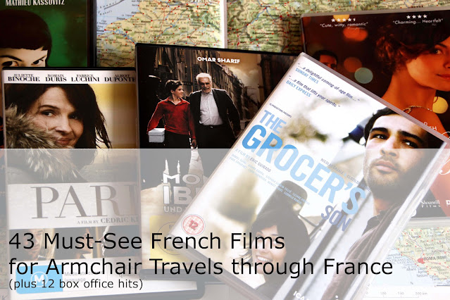 43 Must-see French Films for armchair-travels through France.