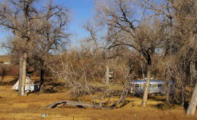 Nomadic site along the Arkansas River?