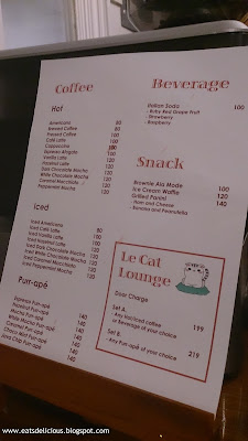 le cat coffee shop cat cafe las pinas food review menu