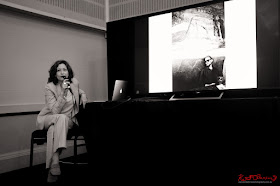 Dina Goldstein speaking at the Head on Hub - Photo by Kent Johnson for Street Fashion Sydney.