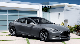 Grey Tesla Model S