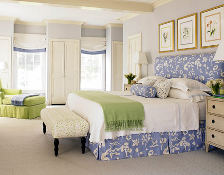 Blue and White Bedroom Ideas