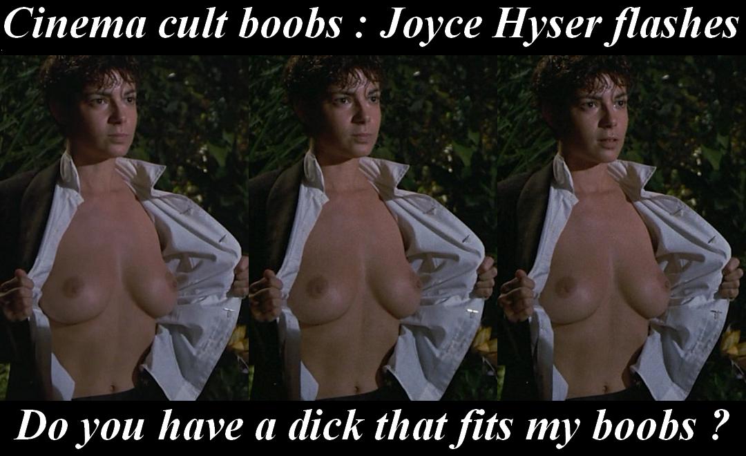 Cult siren Joyce Hyser flashes her huge boobs