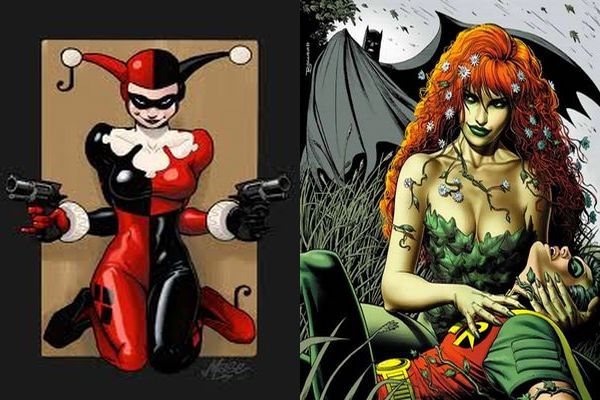 poison ivy villain cartoon. Poison Ivy, of course,