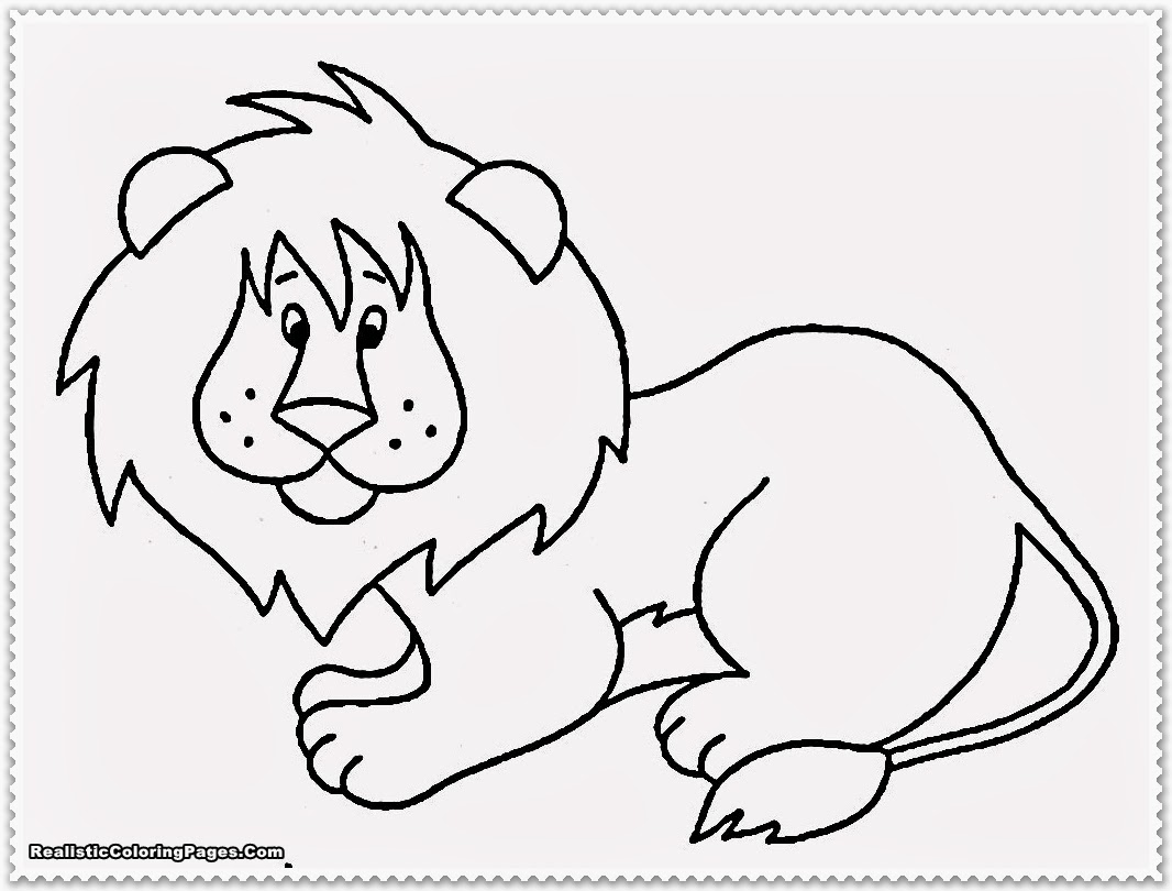 Download Realistic Jungle Animal Coloring Pages | Realistic ...