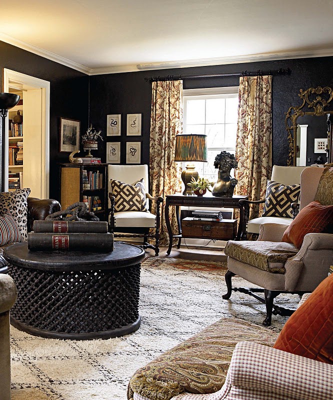 Color Outside the Lines: LOVE  Black Walls  Librarys and Offices