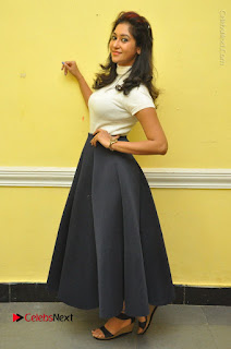 Telugu Actress Sindhu Affan Latest Pos in Black Skirt at Www.Meena Bazaar Movie Opening  0054.JPG