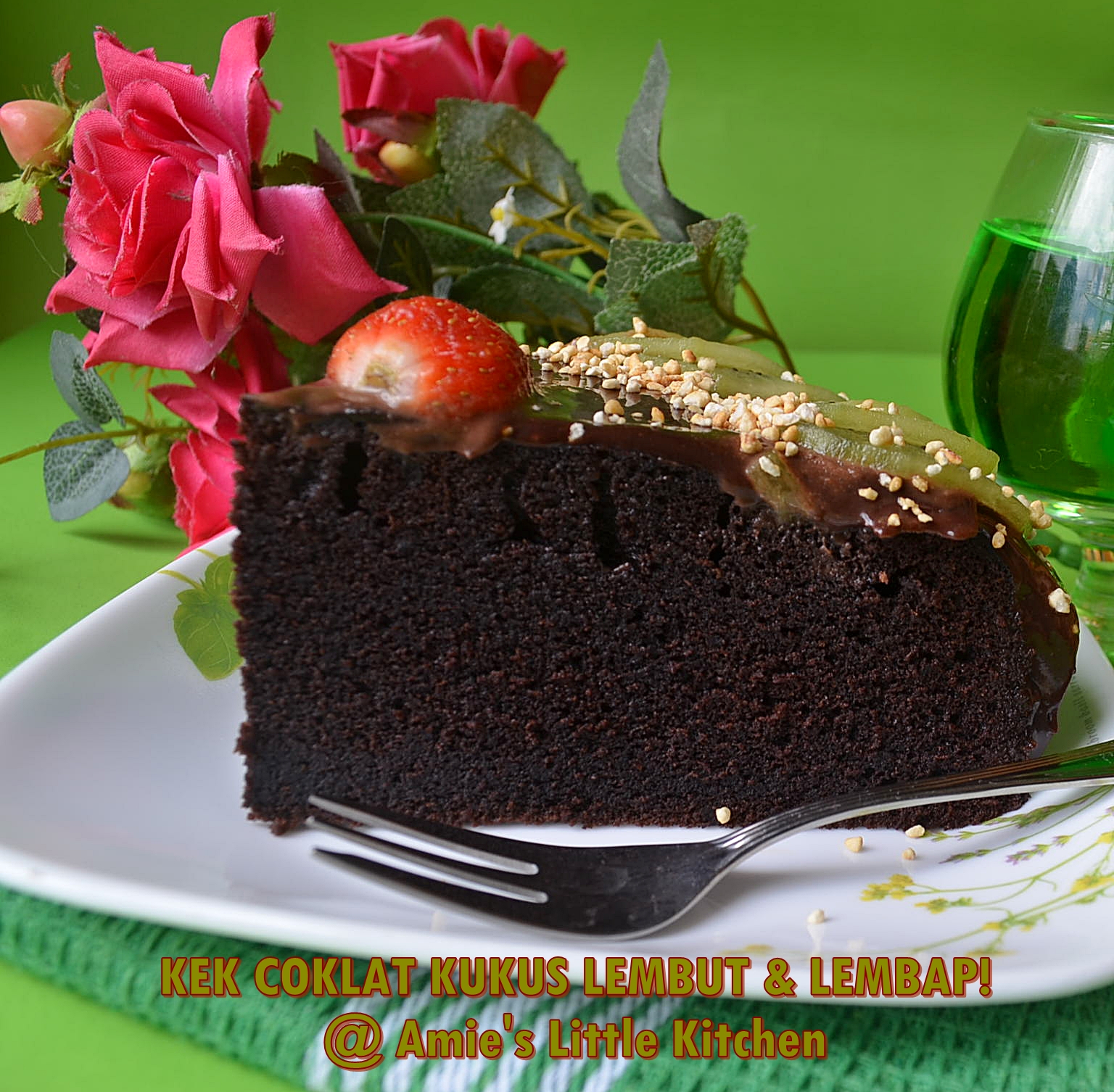 AMIE'S LITTLE KITCHEN: Kek Coklat Kukus Lembut & Lembap!