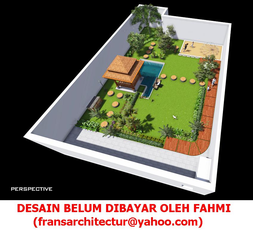 Belajar PhotoSHOP Jasa Desain  Taman Rumah  Modern baik di  