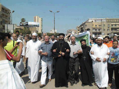 Demonstrations in Egypt, Christians and Muslims