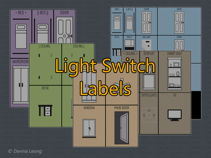 davinas mini projects light switch labels