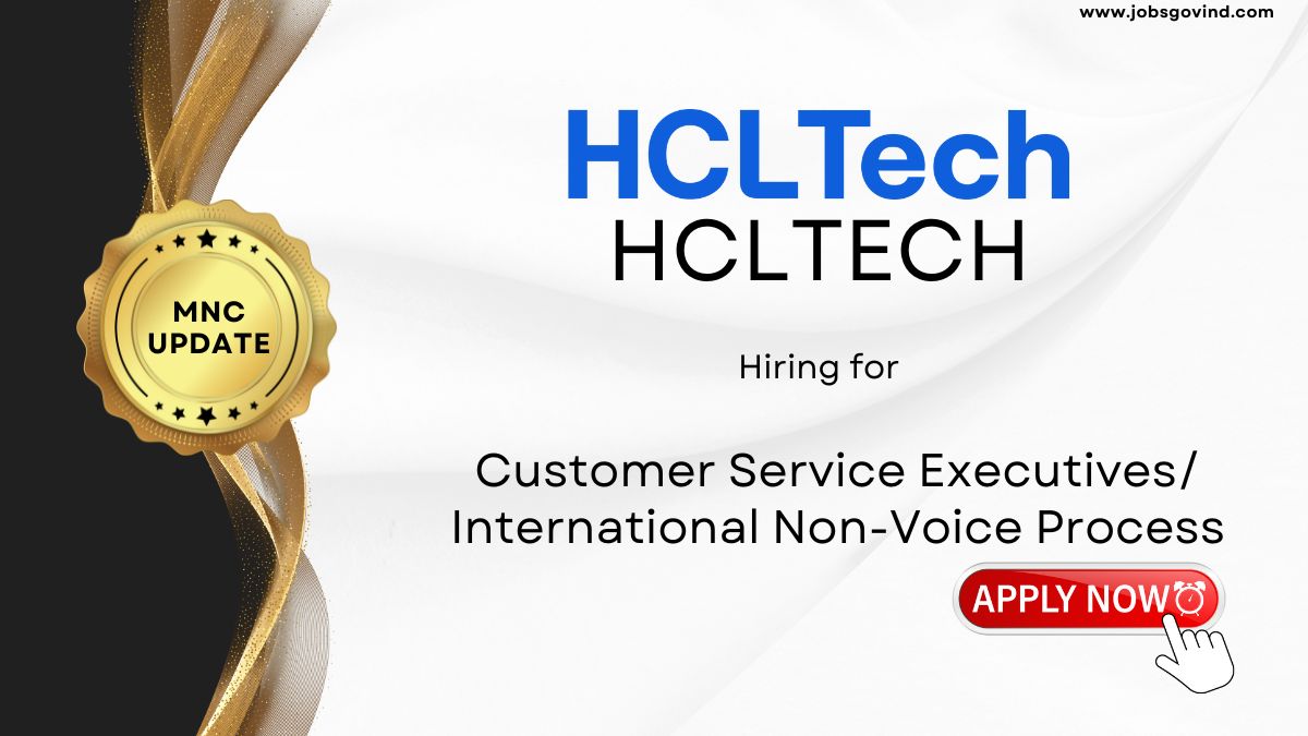 HCL is Hiring