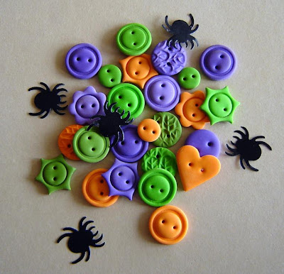 Halloween Fimo Buttons Giveaway