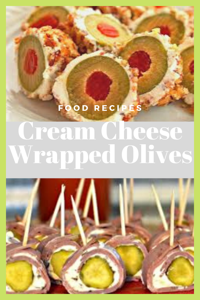 Cream Cheese Wrapped Olives