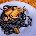 Mixed Seafood in Squid Ink Pasta