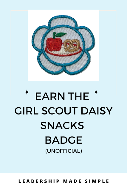 Girl Scout Daisy Snacks Badge