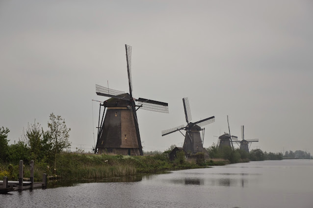 Holandia – wiatraki w Kinderdijk