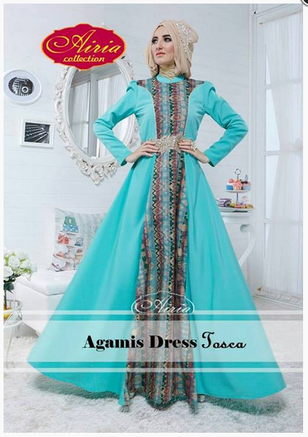 Contoh Dress  Muslim  Pesta  Model Terbaru