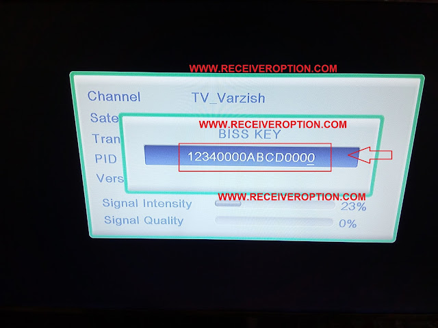 ECHOLINK 7110 PLUS HD RECEIVER BISS KEY OPTION