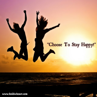 Choose to stay happy