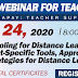 FREE Webinar for Teachers (OCT. 24 - 8AM) register here